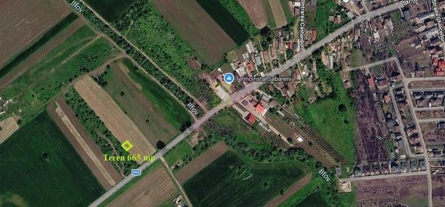 Sabareni, teren intravilan 665 mp, aproape de DJ 602 - 3