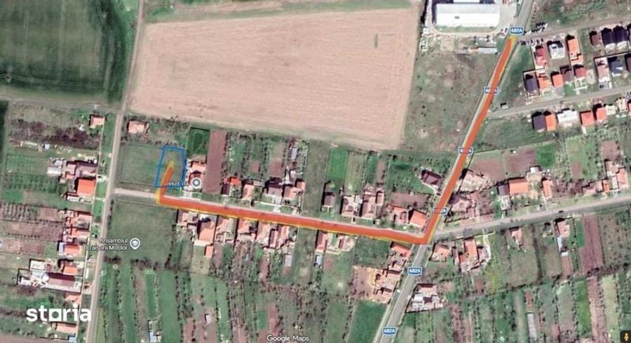 Casă cu 1 camere cu Teren 841 Mp în Tisa