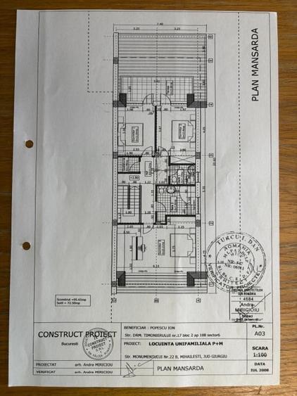 Casă individuală cu 5 camere cu Canalizare în Central