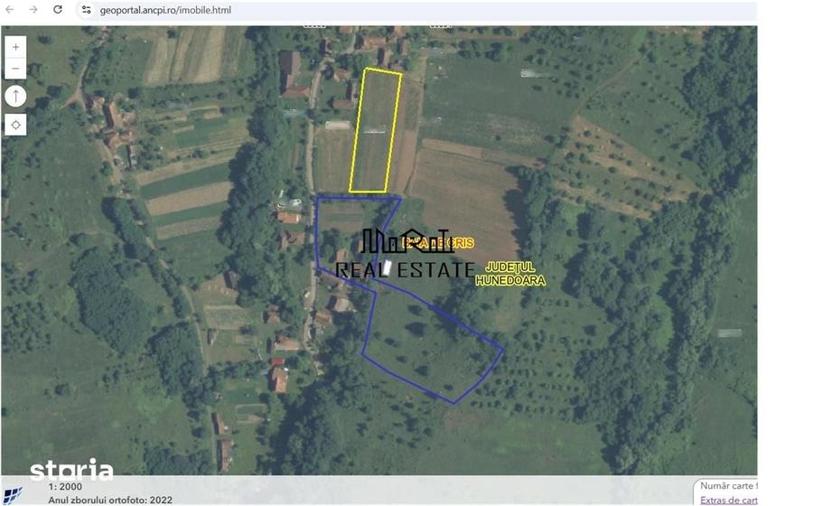 Casă cu 2 camere cu Teren 9223 Mp în Lunca