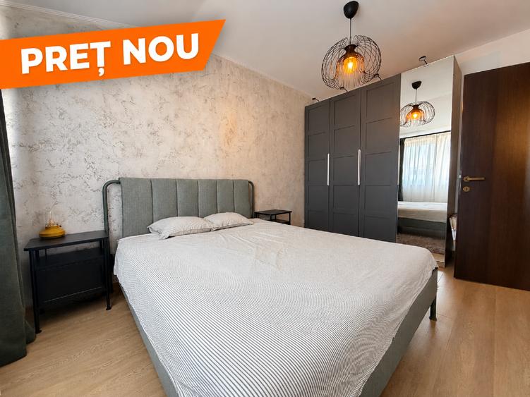 Apartament cu 2 camere semidecomandat, mobilat în Sânpetru