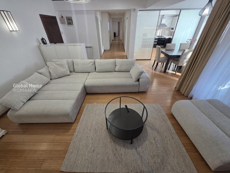 Apartament cu 4 camere semidecomandat, mobilat în Voluntari