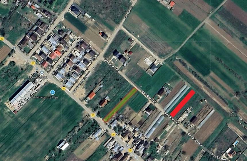 Teren de 1055 mp, în Dumitrana