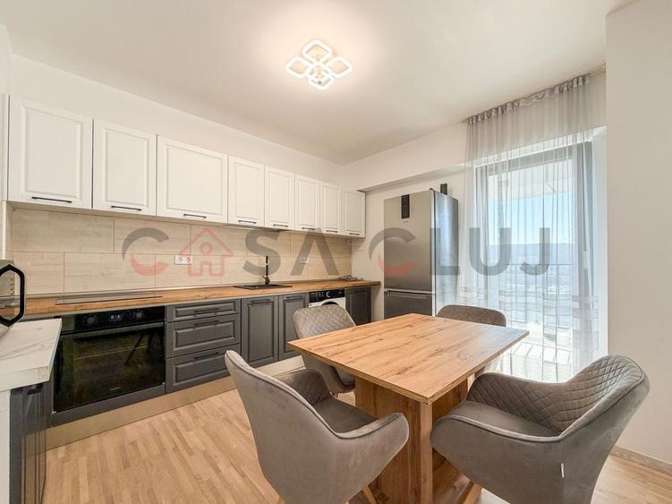 Apartament cu 2 camere semidecomandat, mobilat în Mănăștur