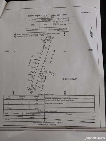 Teren de 10351 mp, în Aninoasa