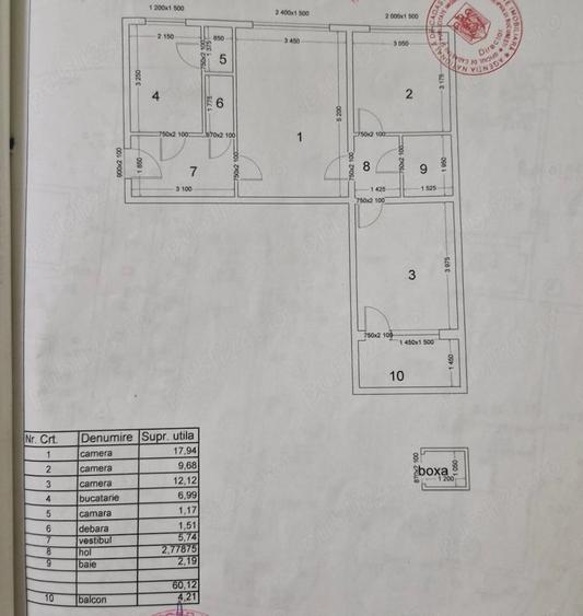 Apartament cu 3 camere semidecomandat în Titan