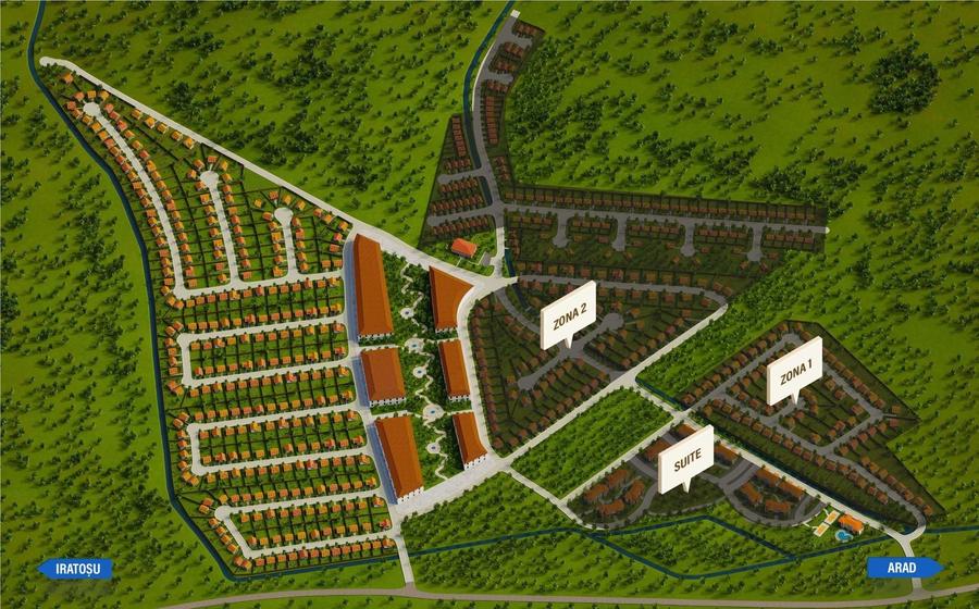 Teren Construcții intravilan de 823 mp, în Vest