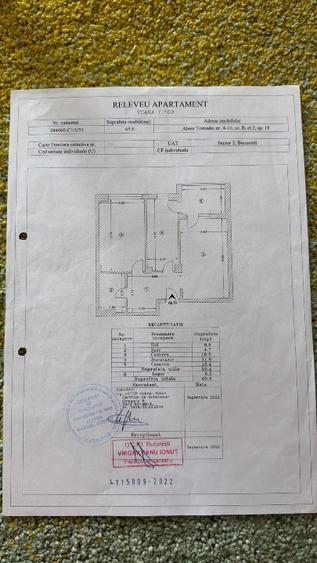 Apartament cu 2 camere decomandat, mobilat în 1 Decembrie 1918