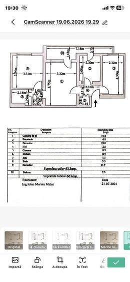 Apartament 3 camere, Kaufland Craiovei Stradal Sup 61 mp 73500 - 11