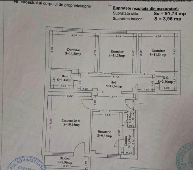 4 Camere 96mp Zona Inel 1 - Str. Soveja Gaze - 11