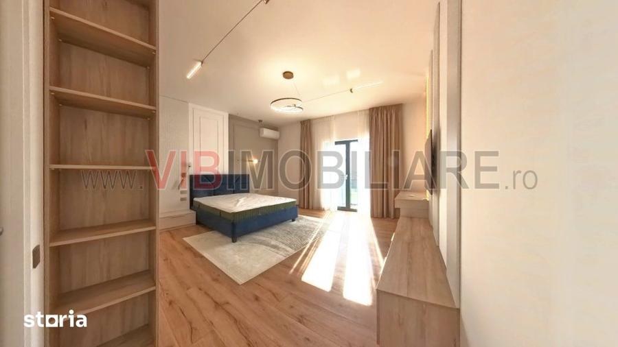Apartament cu 4 camere, mobilat în Tunari
