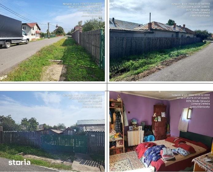 Casă cu 3 camere cu Teren 526 Mp în Crevedia