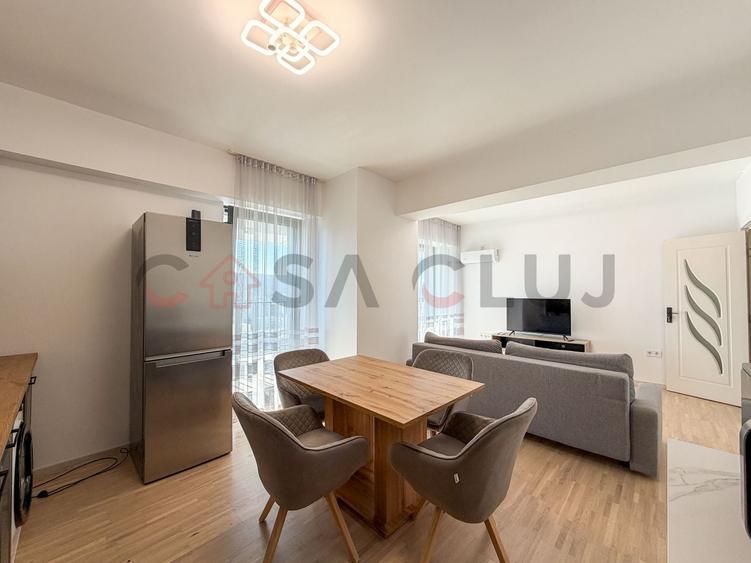 Apartament cu 2 camere semidecomandat, mobilat în Mănăștur