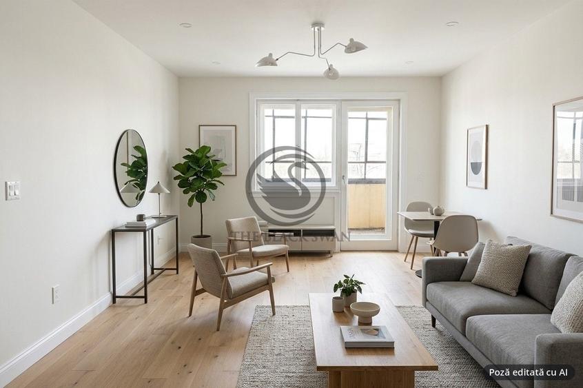 Apartament cu 2 camere semidecomandat în Vest