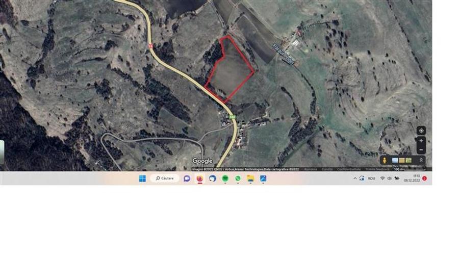 Teren agricol extravilan de 42400 mp, în Nadeș