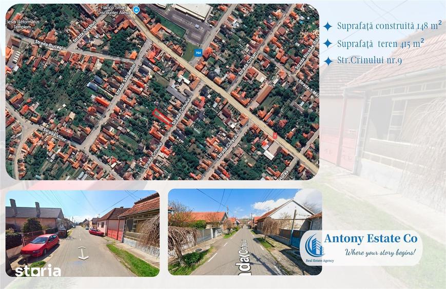 Casă cu 4 camere cu Teren 415 Mp în Central