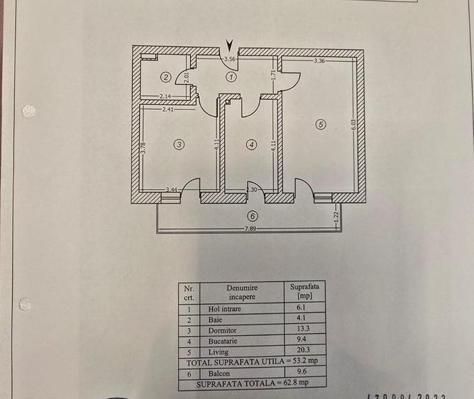 Apartament cu 2 camere decomandat în Metalurgiei