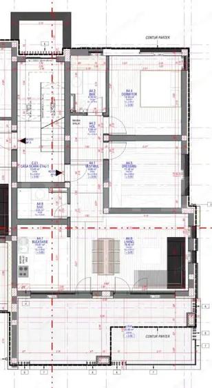 Apartament cu 3 camere decomandat în Torontalului