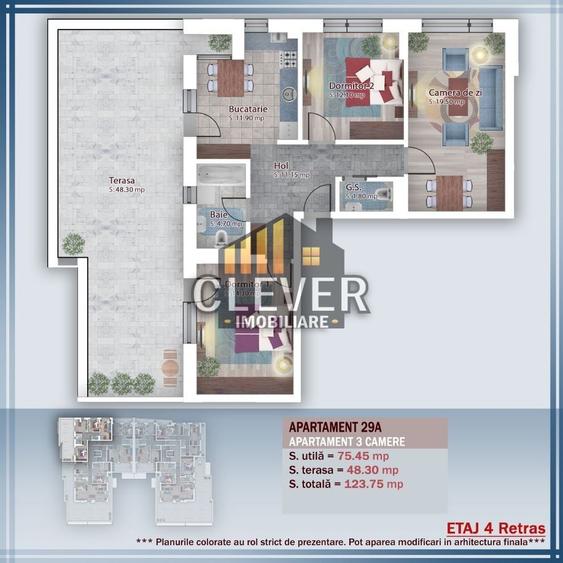 Apartament cu 3 camere decomandat în Theodor Pallady — fotografia 1