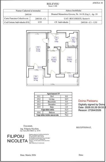 Apartament cu 2 camere decomandat în Lacul Morii