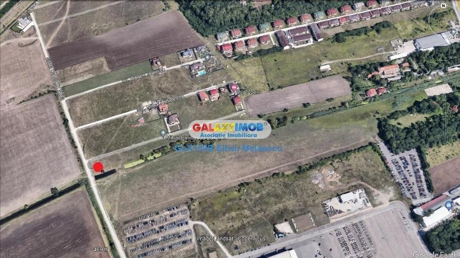 Teren Construcții intravilan de 7598 mp, în Nord-Vest