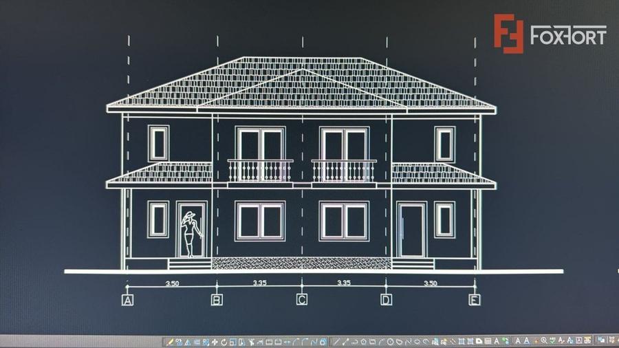Duplex cu 5 camere cu Canalizare în Moșnița Veche