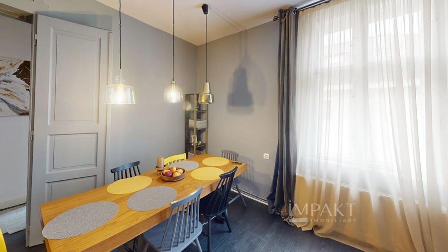 Apartament cu 3 camere semidecomandat, mobilat în Andrei Mureșanu