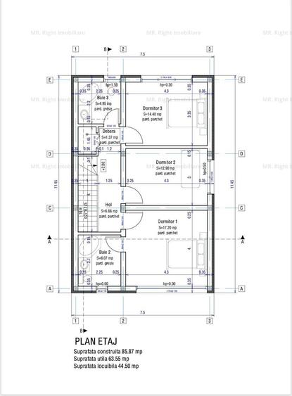 Casă cu 4 camere cu Teren 650 Mp în Sânpetru