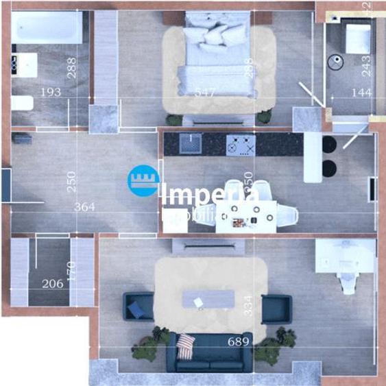 Apartament cu 2 camere decomandat în Copou