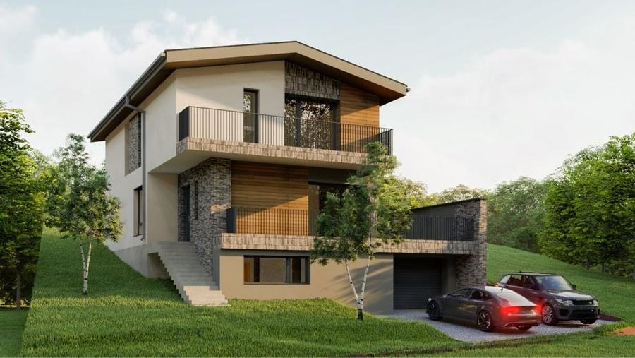 Casă cu 4 camere cu Teren 550 Mp în Chinteni