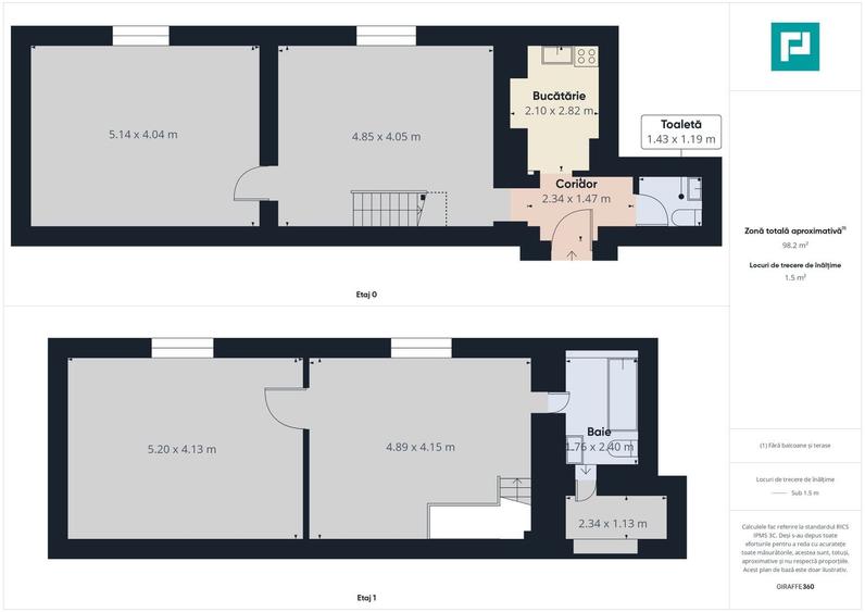 Apartament cu 4 camere decomandat în Central