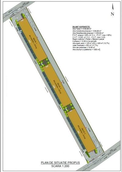 Spațiu industrial, de 1,238 mp, în Bolintin-Deal