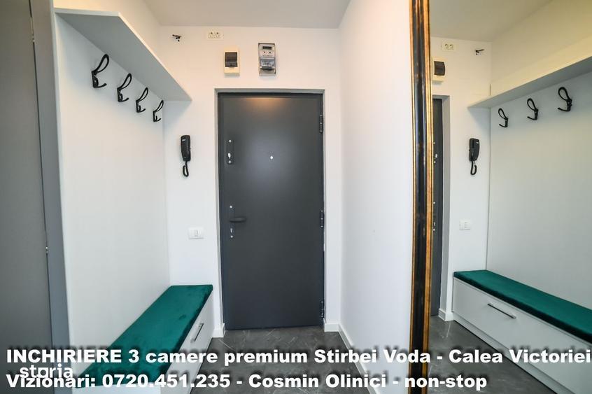 Apartament cu 3 camere, mobilat în Calea Victoriei