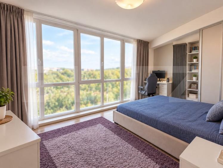 Apartament cu 3 camere decomandat, mobilat în Borhanci