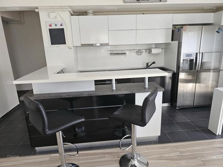 Apartament cu 3 camere semidecomandat, mobilat în Voluntari
