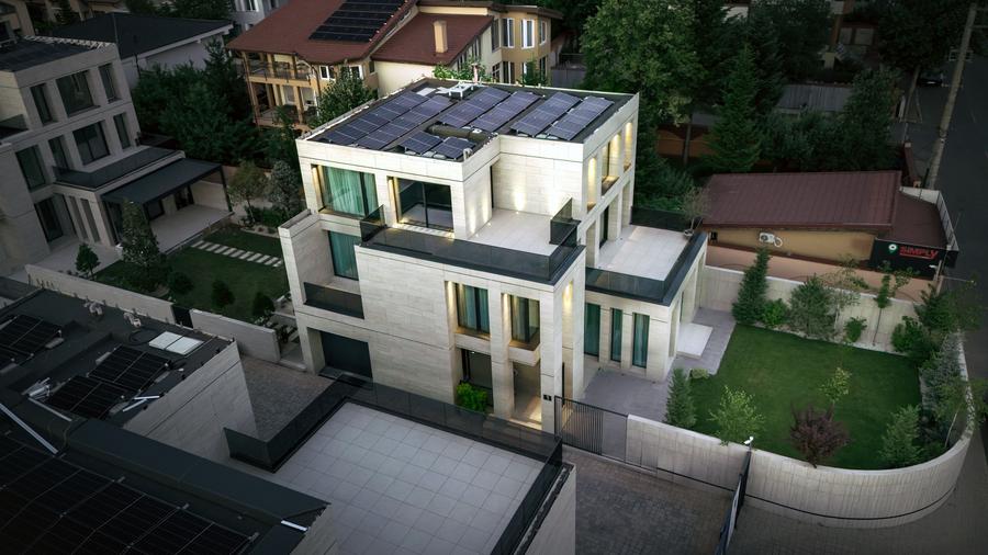 Casă individuală cu 6 camere cu Canalizare în Pipera