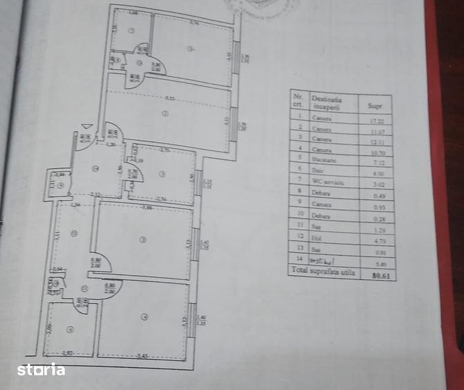 Apartament cu 4 camere decomandat în Giulești