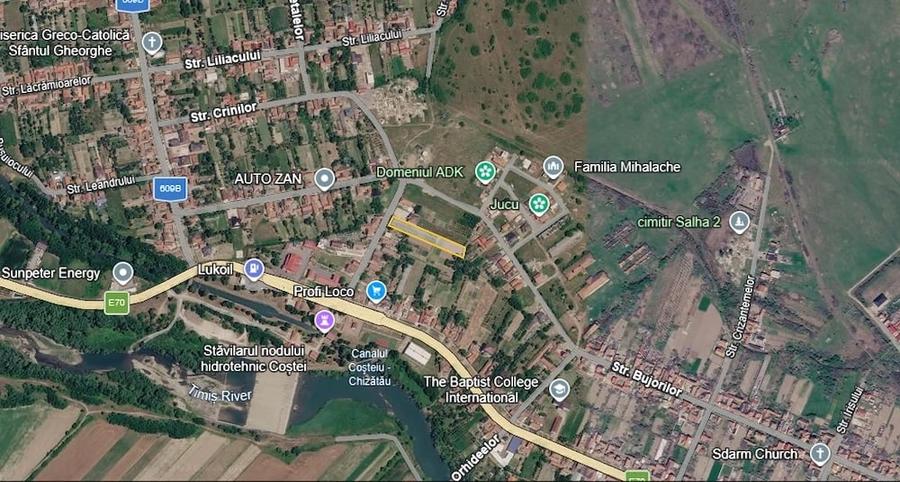 Teren de 2886 mp, în Coșteiu