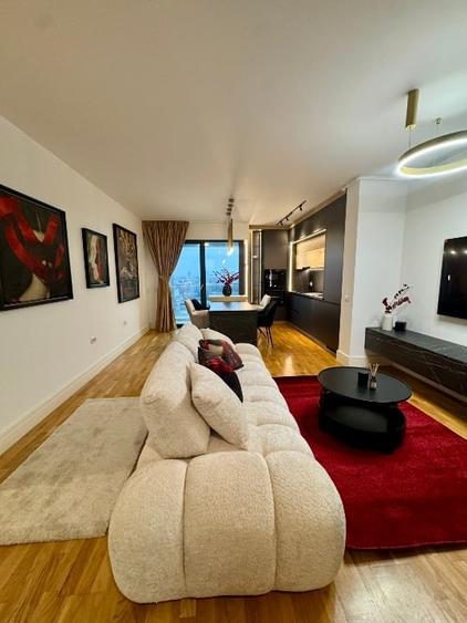 Apartament cu 2 camere semidecomandat, mobilat în Barbu Văcărescu