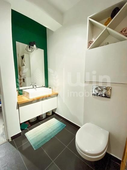 Apartament cu 2 camere semidecomandat, mobilat în Borhanci