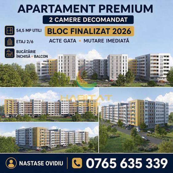 Apartament cu 2 camere decomandat în Berceni