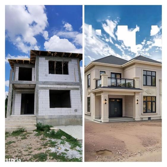 Casă cu 4 camere în Lumina