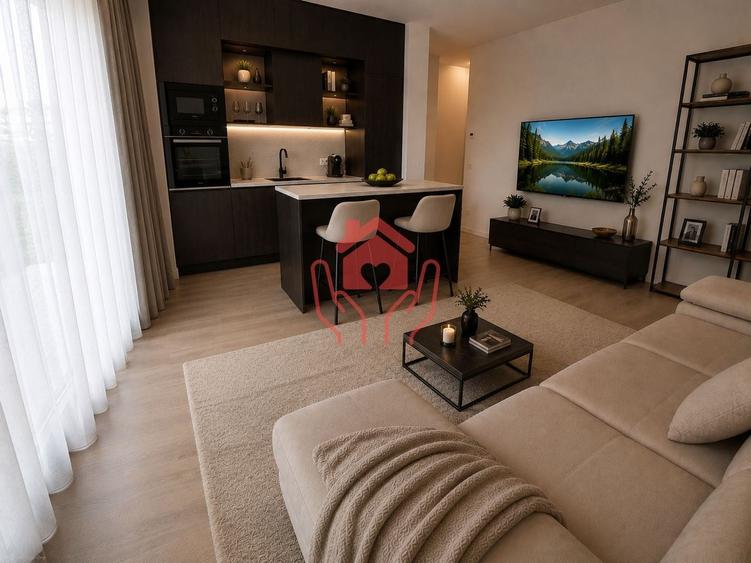 Apartament cu 2 camere decomandat, mobilat în Băneasa