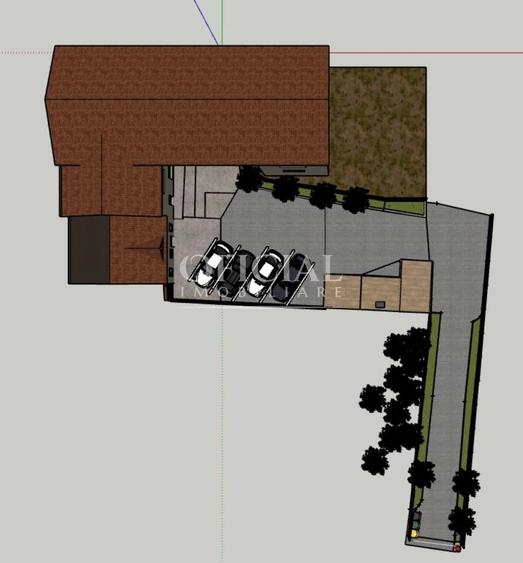 Apartament cu 2 camere semidecomandat, mobilat în Europa