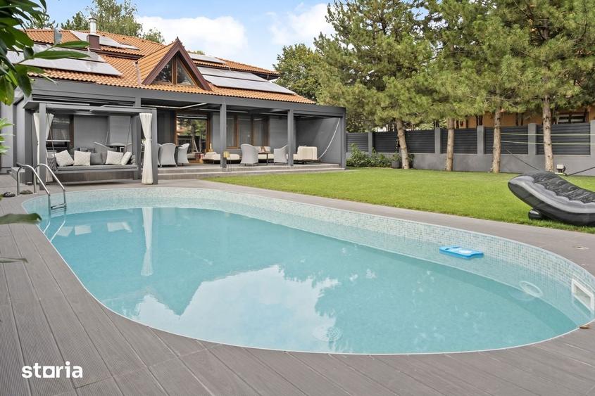 Vila unica cu gradina generoasa ?i piscina / 4 locuri de parcare - 1