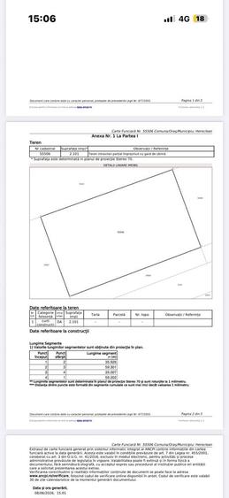 Teren de 2500 mp, în Hereclean