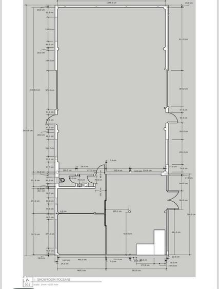 Spațiu comercial, de 365 mp, în Central