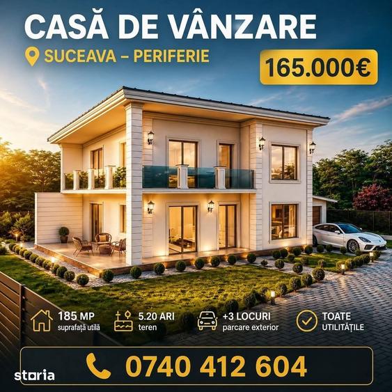 Casă cu 4 camere cu Teren 600 Mp în Central