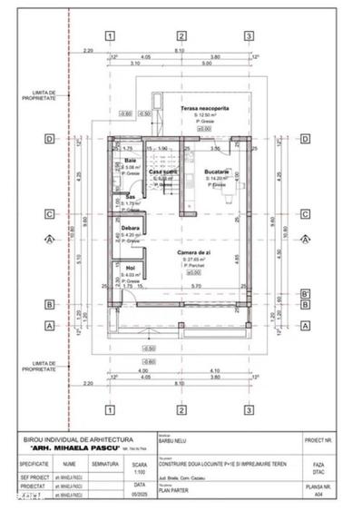 Casă cu 4 camere cu Teren 500 Mp în Central