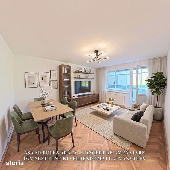 Apartament cu 2 camere decomandat în Sud